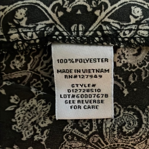 Emma & Michele Black Maxi Dress with Bishop Sleeves - Picture 6 of 9